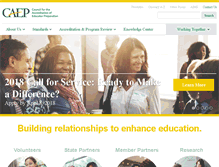 Tablet Screenshot of caepnet.org